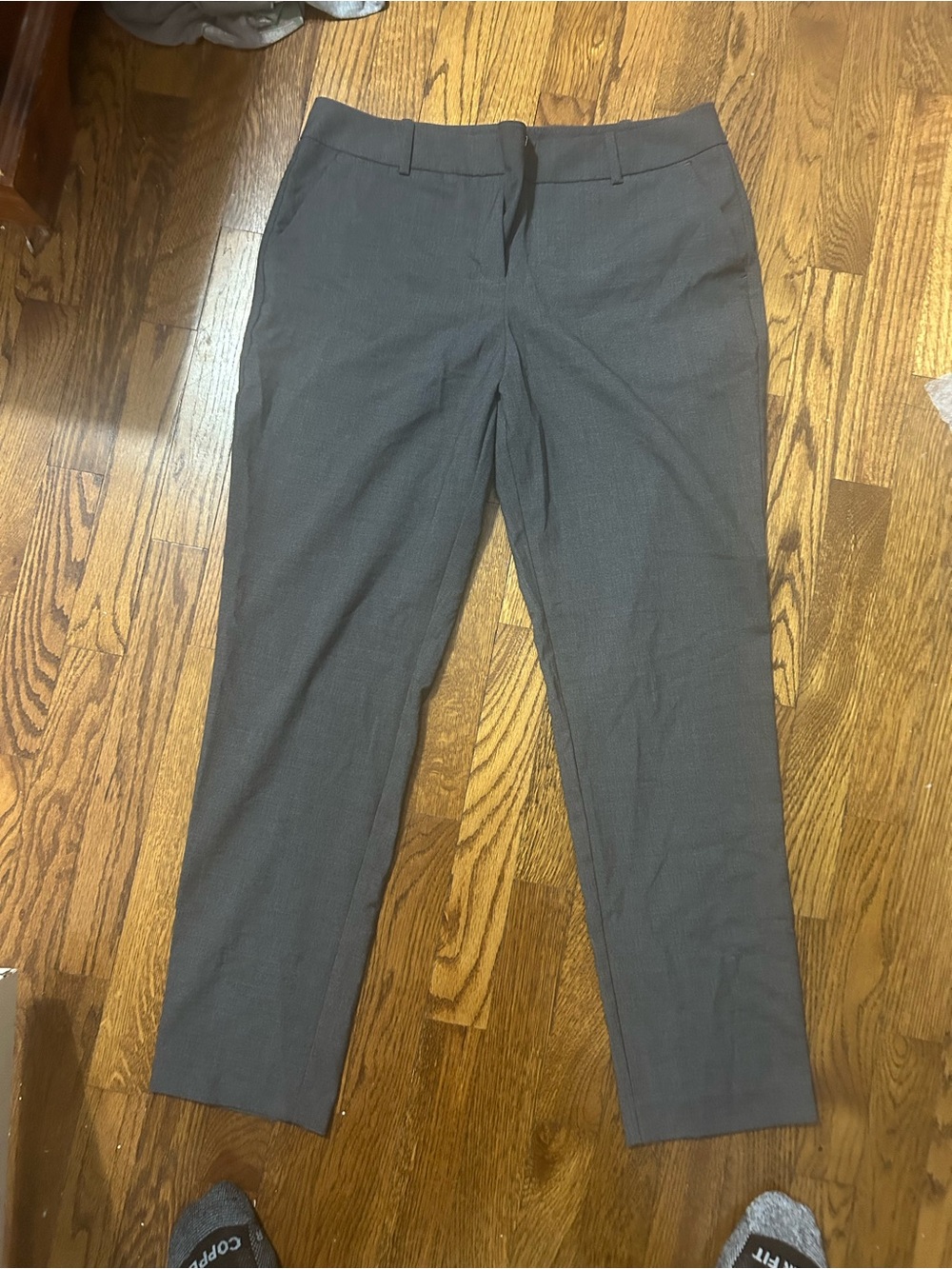 Worthington Charcoal Gray Women's Straight Leg Dress Pants